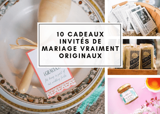 cadeau invite mariage original