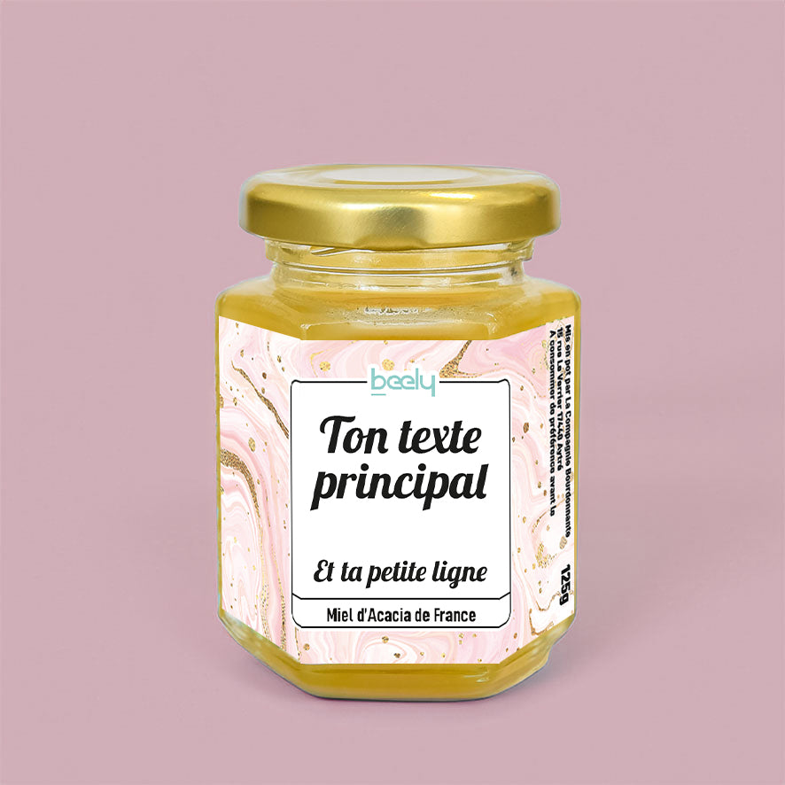 Pot de miel Marbre 125g