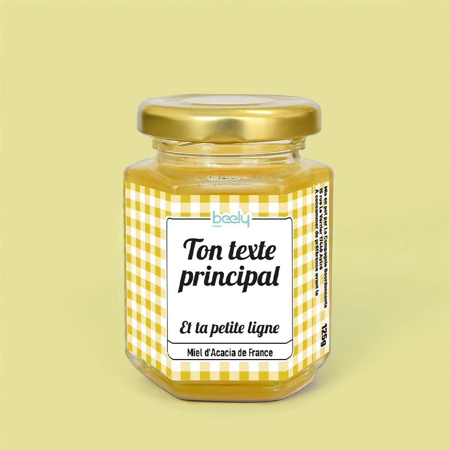 Pot de miel Vichy Jaune 125g
