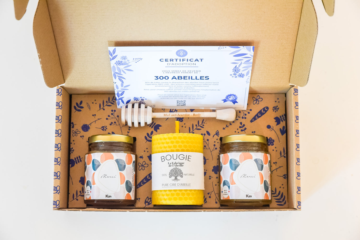 interieur du coffret cadeau pour entreprise