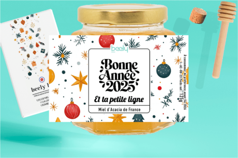 Beely Box de miel Bonne année