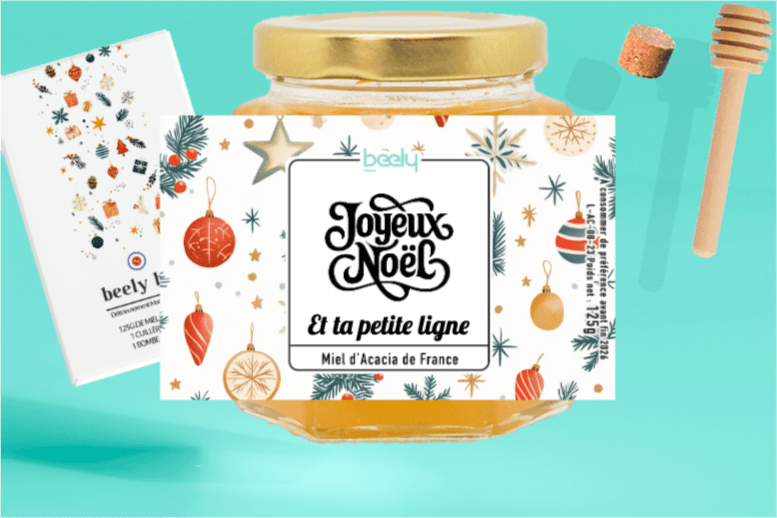 Beely Box de miel Joyeux Noël