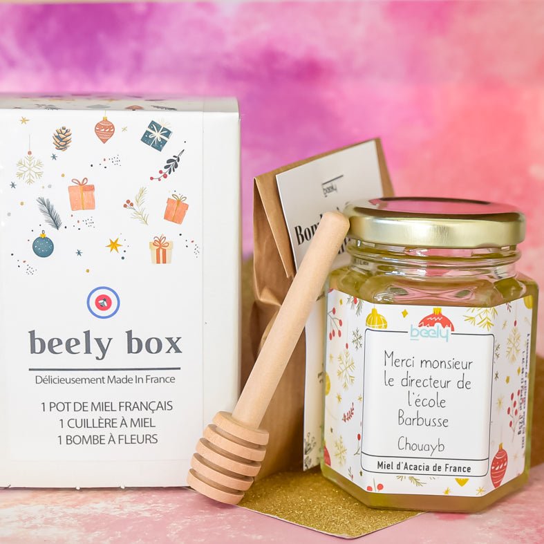 Beely Box : le petit coffret de miel de Noël personnalisé