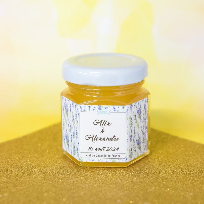 du miel comme cadeau invite de mariage de provence