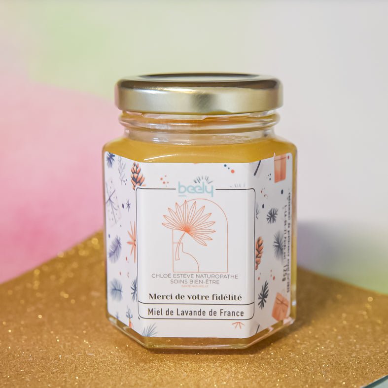 Pot de Miel personnalisé de Noël