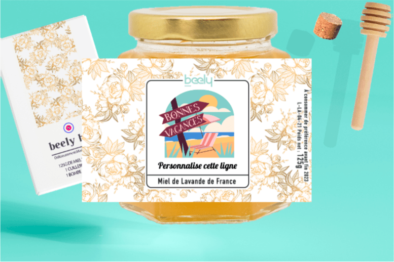 box de miel personnalisée cadeau vacances Atsem