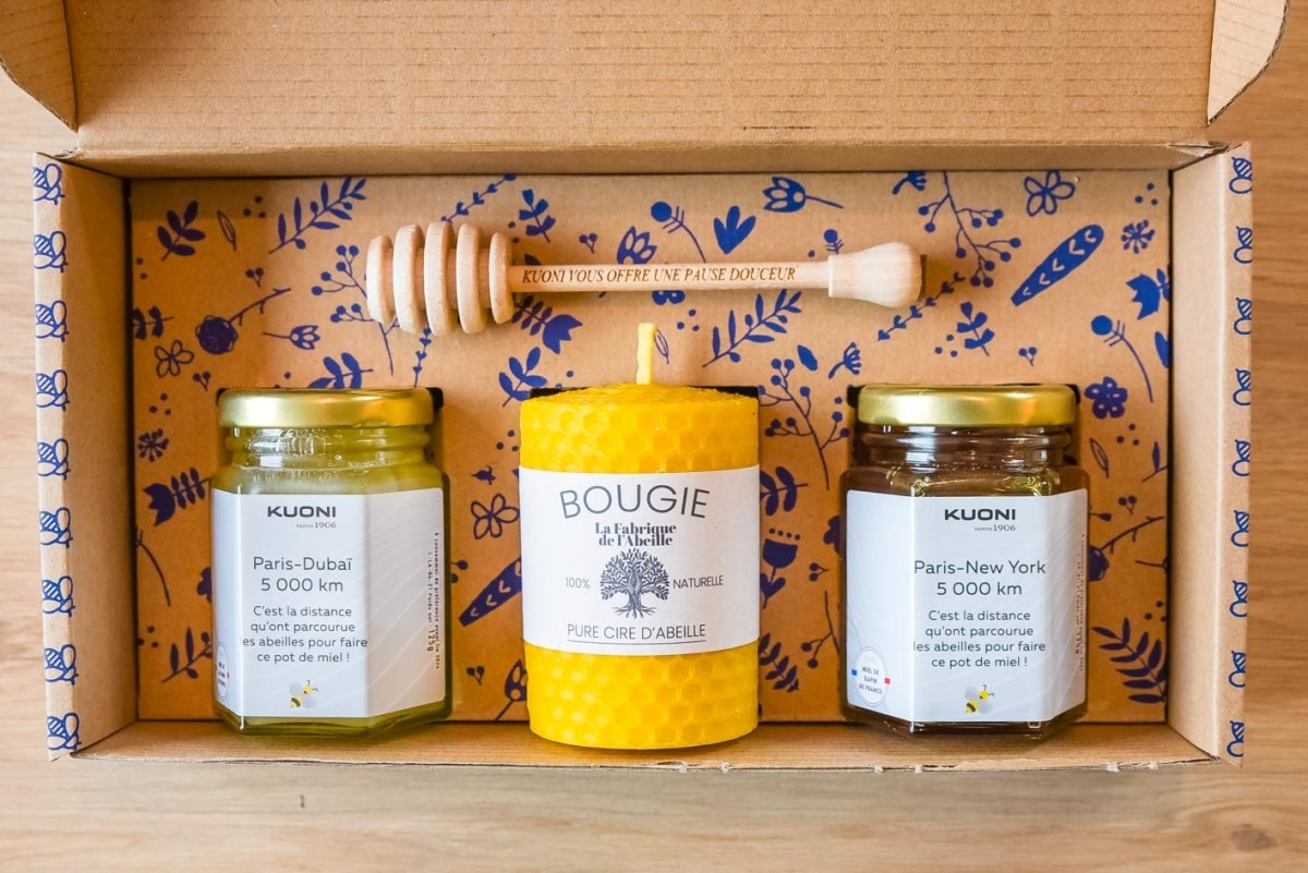 exemple de coffret cadeau personnalisé pour les salariés d'une entreprise