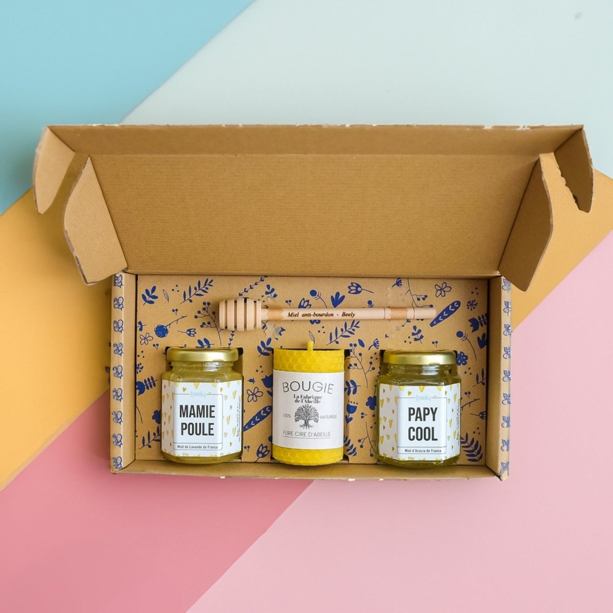 Coffret cadeau personnalisé Papy / Mamie