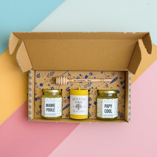 Coffret cadeau personnalisé Papy / Mamie
