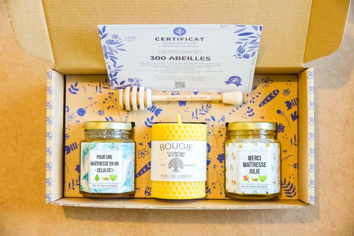 coffret cadeau personnalisé merci maitresse