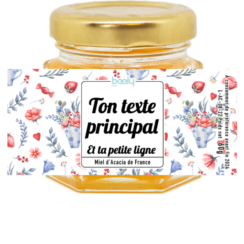 Eclat Floral - Petit pot de miel