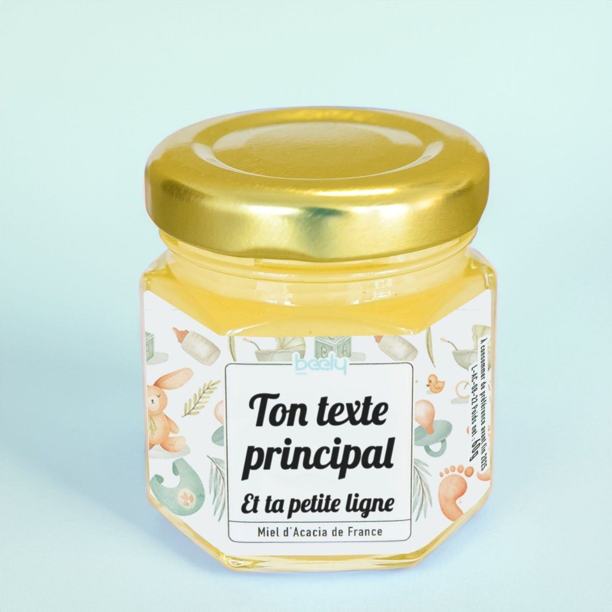 Pot de miel personnalisé Bébé