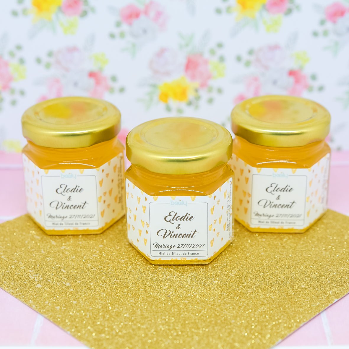 Design Coeurs Dorés