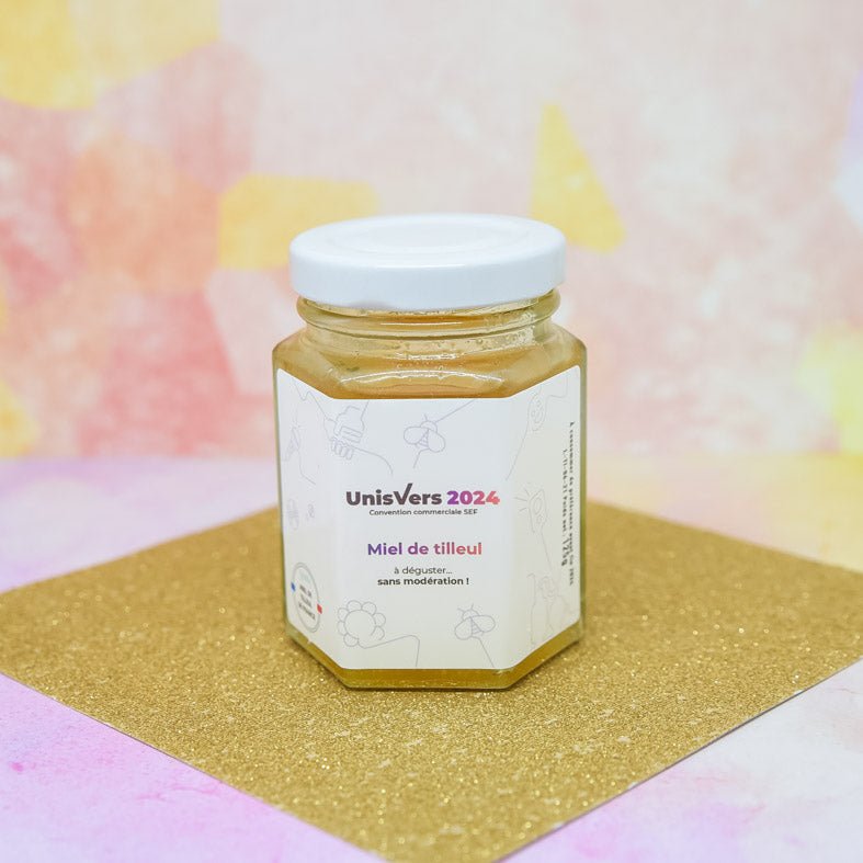 Pot de Miel Personnalisé de 125g (pour les professionnels)