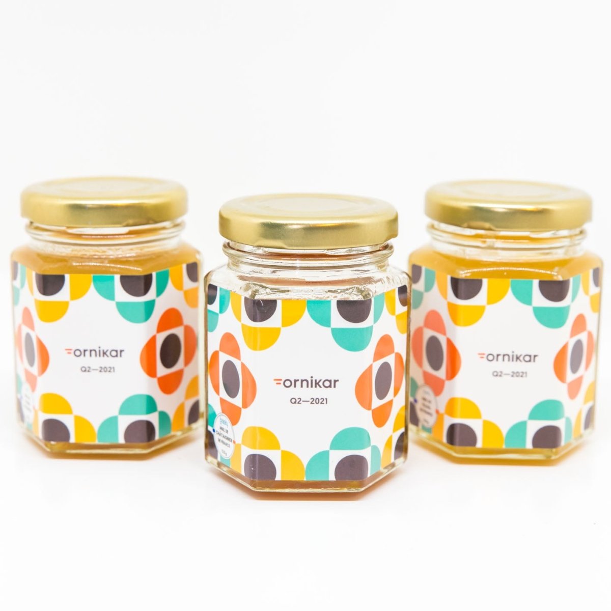 Pot de Miel Personnalisé de 125g (pour les professionnels)