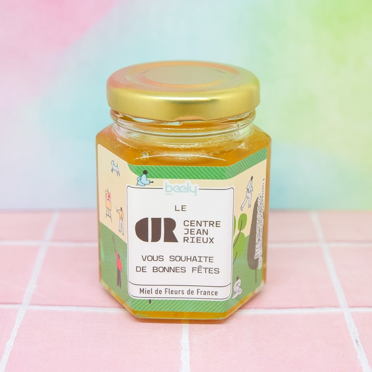 Pot de Miel Personnalisé de 125g (pour les professionnels)