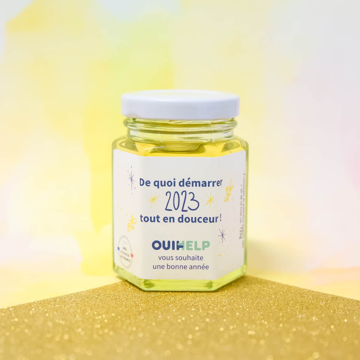 Pot de Miel Personnalisé de 125g (pour les professionnels)