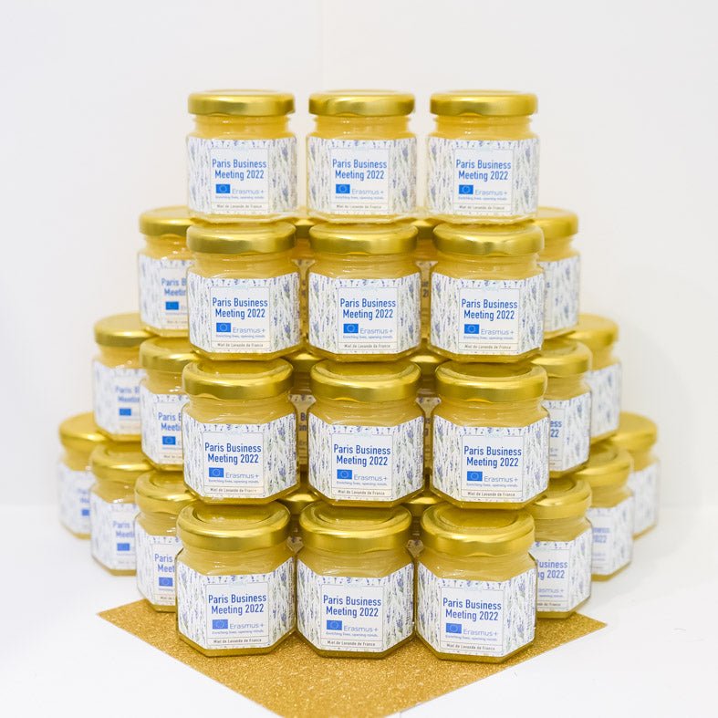 Pot de Miel Personnalisé de 60g (pour les professionnels)