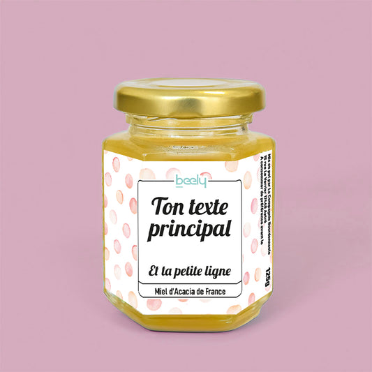 Pot de miel Rose poudré 125g