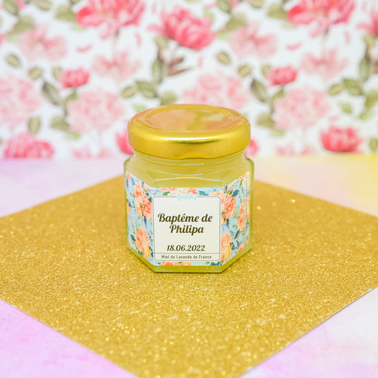 pot de miel baptême de fille