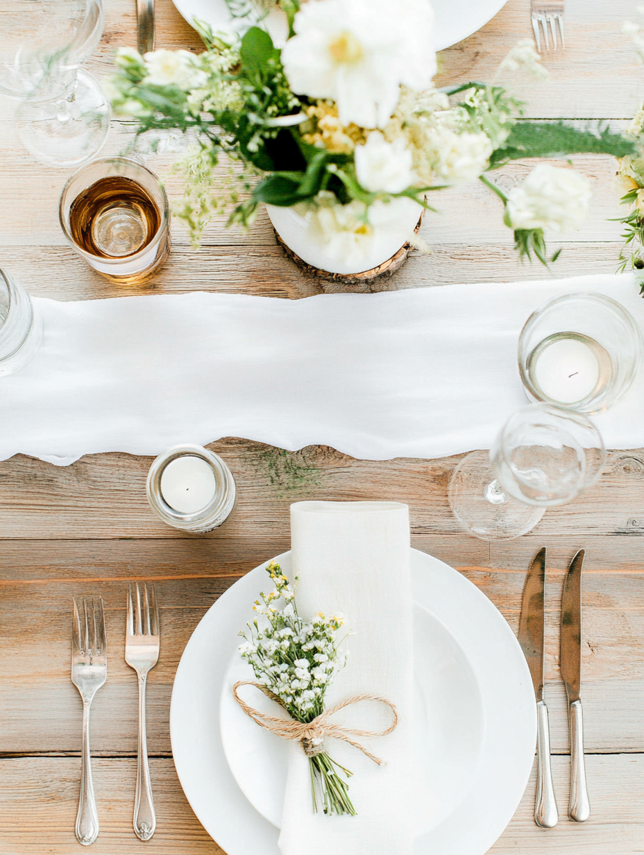 assiette déco champetre mariage