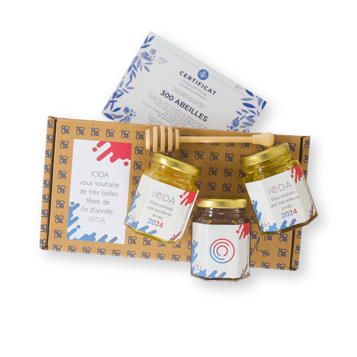Coffret BeeLive - 3 pots de miel