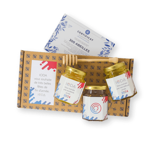 Coffret BeeLive - 3 pots de miel