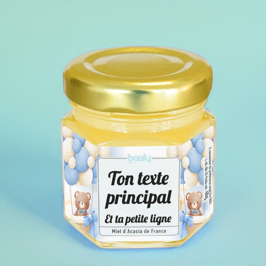 Pot de miel design Montgolfière