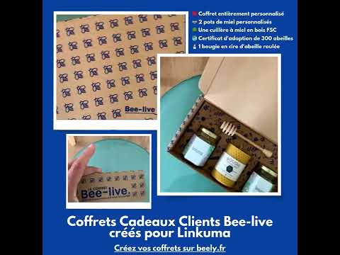 Coffret Cadeau Client Bee-live créé pour l'entreprise Linkuma