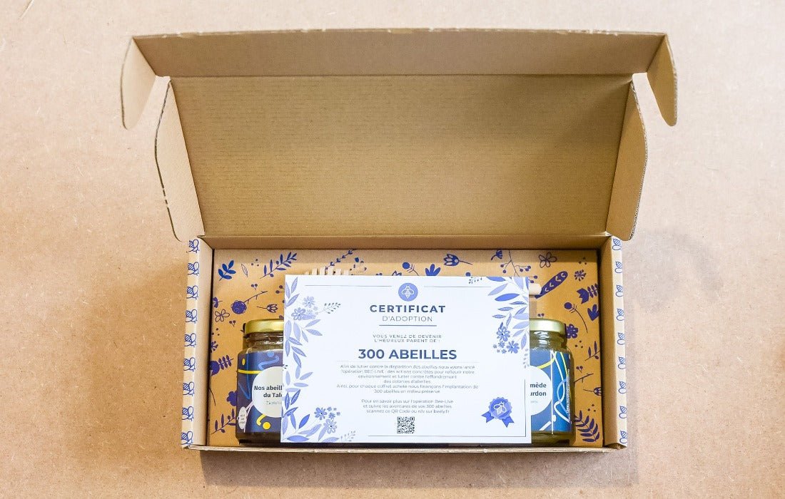 coffret cadeau salarié avec financement de ruches