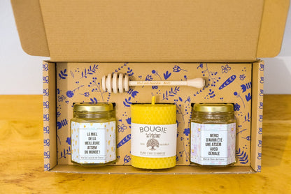 personnalisation d'un coffret de miel français