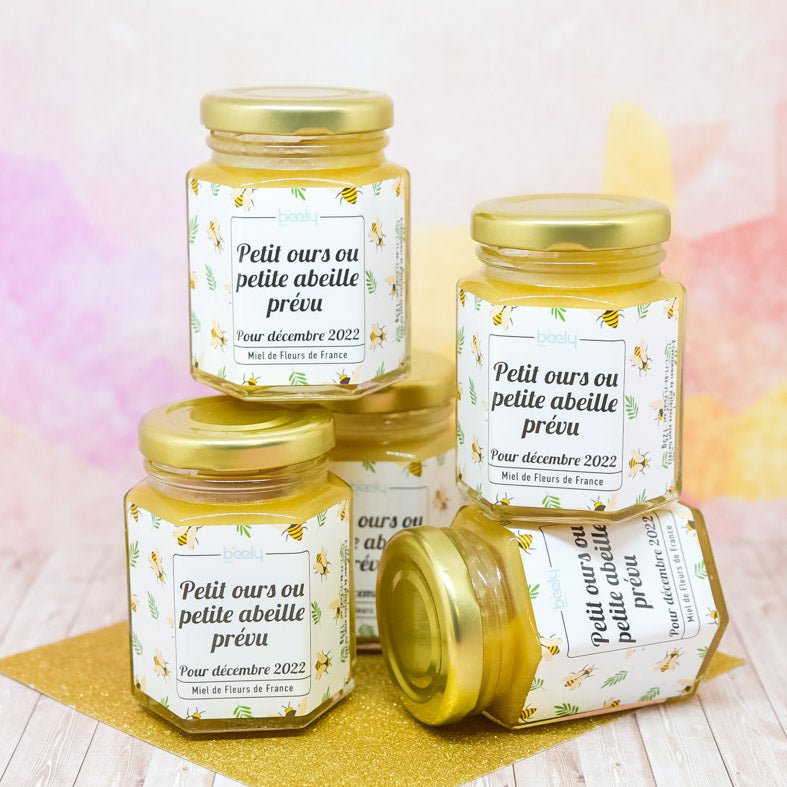 Mini nous pour 2024 - Pots de miel pour Annonce de grossesse - Beely